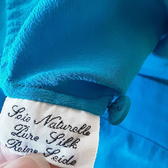 Hand Crafted Blue Pantsuit - Picture 14 of 16